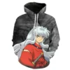 2023 Autumn Sweatshirts Casual New Men Inuyasha 3D Printed Hoodies Pullover Streetwear Fashion Hooded Tops 2 - Inuyasha Store