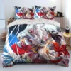 3D Inuyasha Japan Anime Cartoon Comforter Bedding Set Duvet Cover Bed Set Quilt Cover Pillowcase king 1 - Inuyasha Store