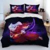 3D Inuyasha Japan Anime Cartoon Comforter Bedding Set Duvet Cover Bed Set Quilt Cover Pillowcase king - Inuyasha Store
