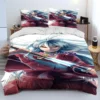 3D Inuyasha Japan Anime Cartoon Comforter Bedding Set Duvet Cover Bed Set Quilt Cover Pillowcase king 14 - Inuyasha Store