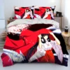 3D Inuyasha Japan Anime Cartoon Comforter Bedding Set Duvet Cover Bed Set Quilt Cover Pillowcase king 16 - Inuyasha Store