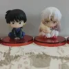 4pcs set Anime INUYASHA Cute Figure Model Toys 5cm 3 - Inuyasha Store