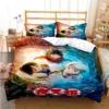 Anime Inuyasha 3D Bedding Set Black Duvet Quilt Cover Set Comforter Cover Pillowcase King Queen Size - Inuyasha Store