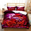Anime Inuyasha 3D Bedding Set Black Duvet Quilt Cover Set Comforter Cover Pillowcase King Queen Size 12 - Inuyasha Store