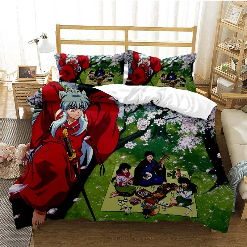 Anime Inuyasha New Arrival 3D Bedding Set