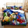 Anime Inuyasha 3D Bedding Set Black Duvet Quilt Cover Set Comforter Cover Pillowcase King Queen Size 6 - Inuyasha Store