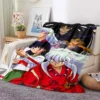 Anime Inuyasha Throw Blanket Soft Flannel Thin Blankets for Bed Sofa Cover Bedspread picnic cooling gift 12 - Inuyasha Store