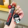 Cartoon Inuyasha Cute Girlfriends Personality Key Ring Chain Bag Small Pendant Accessories Key Chain Couple Decoration 2 - Inuyasha Store