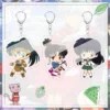 Hot Classic Anime Inuyasha Keychain Handsome Sesshoumaru Acrylic Figures Pendant Key Chain Bag Charm Otaku Collection 2 - Inuyasha Store