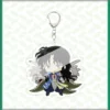 Hot Classic Anime Inuyasha Keychain Handsome Sesshoumaru Acrylic Figures Pendant Key Chain Bag Charm Otaku Collection 4 - Inuyasha Store