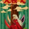 Inuyasha Poster Paintings Kraft Paper Japanese Anime Wall Art Classic Prints Vintage Home Decoration Birthday Present - Inuyasha Store