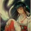 Inuyasha Poster Paintings Kraft Paper Japanese Anime Wall Art Classic Prints Vintage Home Decoration Birthday Present 11 - Inuyasha Store