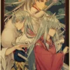 Inuyasha Poster Paintings Kraft Paper Japanese Anime Wall Art Classic Prints Vintage Home Decoration Birthday Present 22 - Inuyasha Store