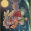 Inuyasha Poster Paintings Kraft Paper Japanese Anime Wall Art Classic Prints Vintage Home Decoration Birthday Present 23 - Inuyasha Store