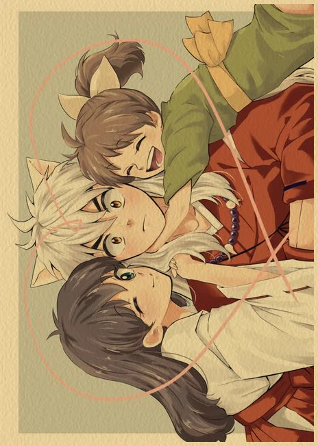 Inuyasha Poster Paintings Kraft Paper Japanese Anime Wall Art Classic Prints Vintage Home Decoration Birthday Present 27 - Inuyasha Store