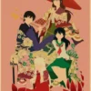 Inuyasha Poster Paintings Kraft Paper Japanese Anime Wall Art Classic Prints Vintage Home Decoration Birthday Present 6 - Inuyasha Store