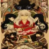 Inuyasha Poster Paintings Kraft Paper Japanese Anime Wall Art Classic Prints Vintage Home Decoration Birthday Present 7 - Inuyasha Store