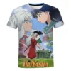 New Spring Summer Fashion Anime T shirt Inuyasha 3D Printed Men Women Oversize Casual Tshirt Trendy - Inuyasha Store