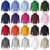 hoodie color chart 1 - Inuyasha Store