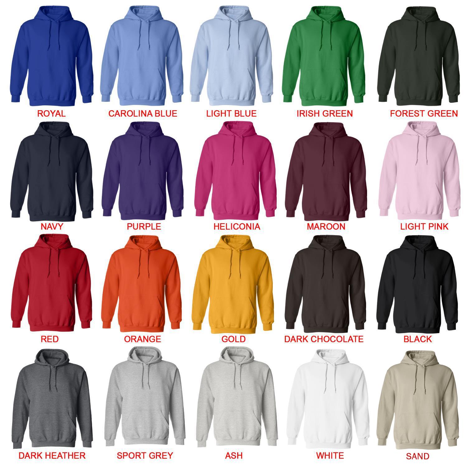 hoodie color chart - Inuyasha Store