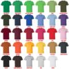 t shirt color chart 1 - Inuyasha Store