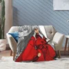 kf S02421ad8f90043ae949518ee862a2b56U Vintage Classic Inuyasha Anime Blankets Warm Flannel Sesshoumaru Kagome Higurashi Throw Blanket for Home Sofa Office - Inuyasha Store