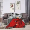 kf S141869e53bb9408abf45bb5076124951H Vintage Classic Inuyasha Anime Blankets Warm Flannel Sesshoumaru Kagome Higurashi Throw Blanket for Home Sofa Office - Inuyasha Store
