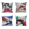 kf S27f0051aebc04227b1f10dfc394bf480S Kagome And Inuyasha Anime Pillow Cushion Case Dakimakura Cover Decorative Sleeping 45x45cm - Inuyasha Store