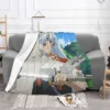 kf S371c04c9283a4989bbfb5ceda1b6c552F Japanese Anime Inuyasha Knitted Blankets Sesshoumaru Wool Throw Blanket Airplane Travel Portable Soft Warm Bedspread - Inuyasha Store