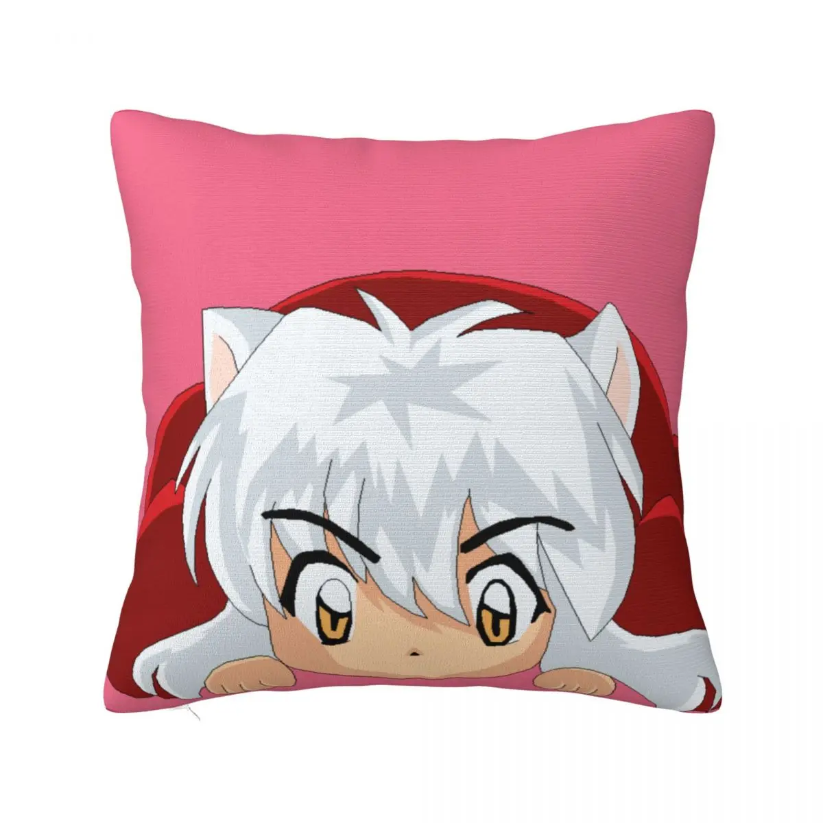 kf S70720abb5eae4dc3846e44faf6e0cd0fJ Inuyasha Plaid Pillowcase Printing Polyester Cushion Cover Decor Japanese Anime Pillow Case Cover Home Drop Shipping - Inuyasha Store