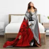 kf S75e47ed332b14559a2547989bd9abb12R Vintage Classic Inuyasha Anime Blankets Warm Flannel Sesshoumaru Kagome Higurashi Throw Blanket for Home Sofa Office - Inuyasha Store