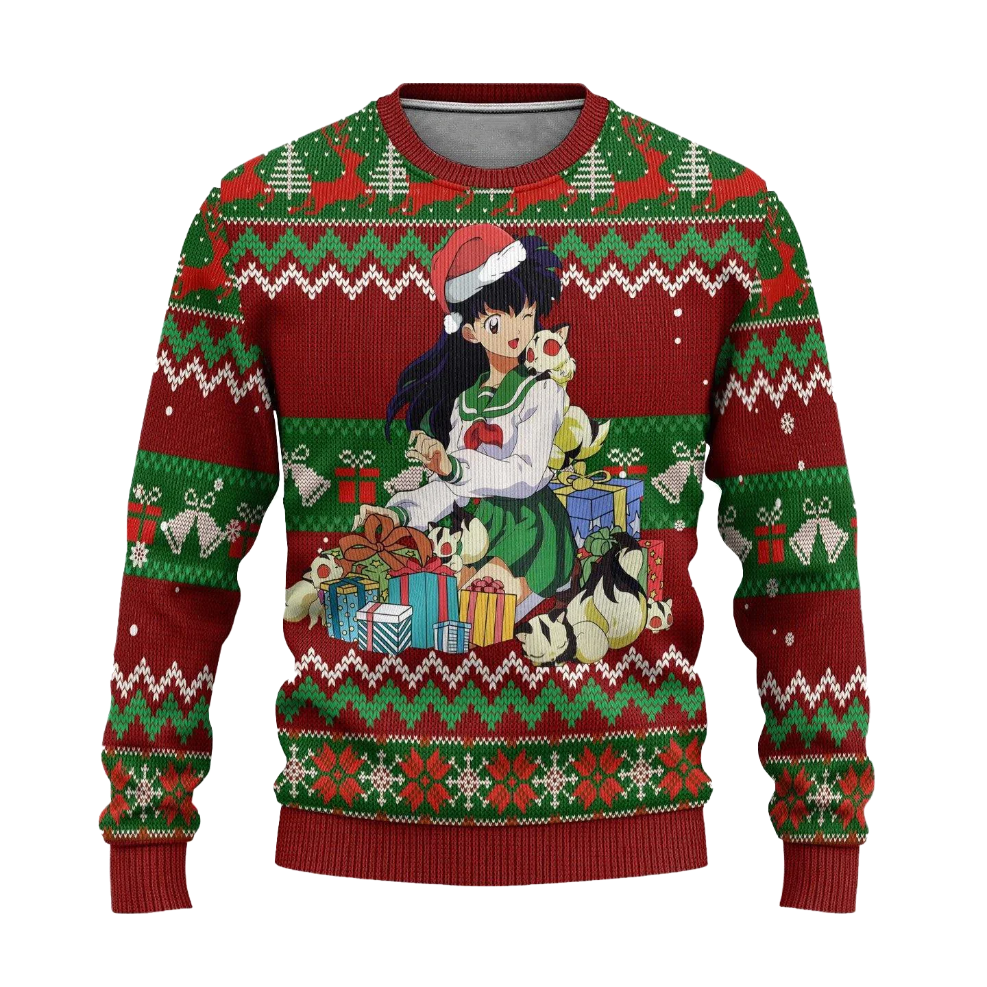 Anime Inuyasha Cute Ugly Christmas Sweater