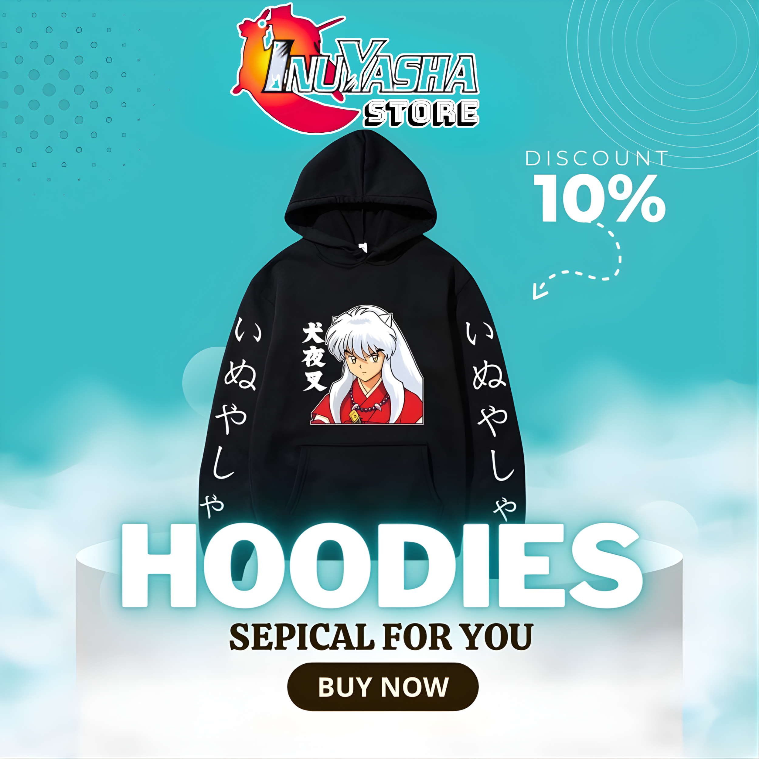 inuyasha hoodie - Inuyasha Store